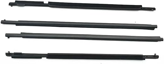 Window Outer Weatherstrip Side Door Moulding For Toyota Fortuner 2004-2015