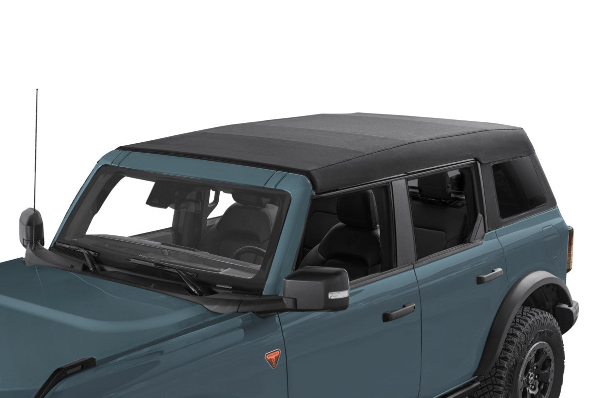 Trektop Slantback, Soft Top, Black Twill Premium For Ford Bronco 4 Doors 2021 - 2025 (Bestop)