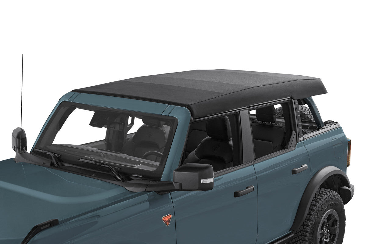 Trektop Slantback, Soft Top, Black Twill Premium For Ford Bronco 4 Doors 2021 - 2025 (Bestop)
