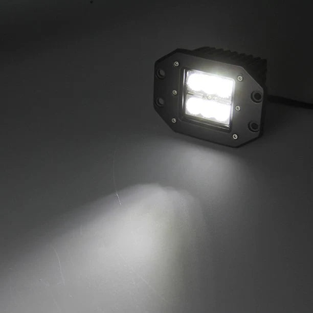 2PCS 5inch 24W Flush Mount Backup Reverse Bumper LED Light
