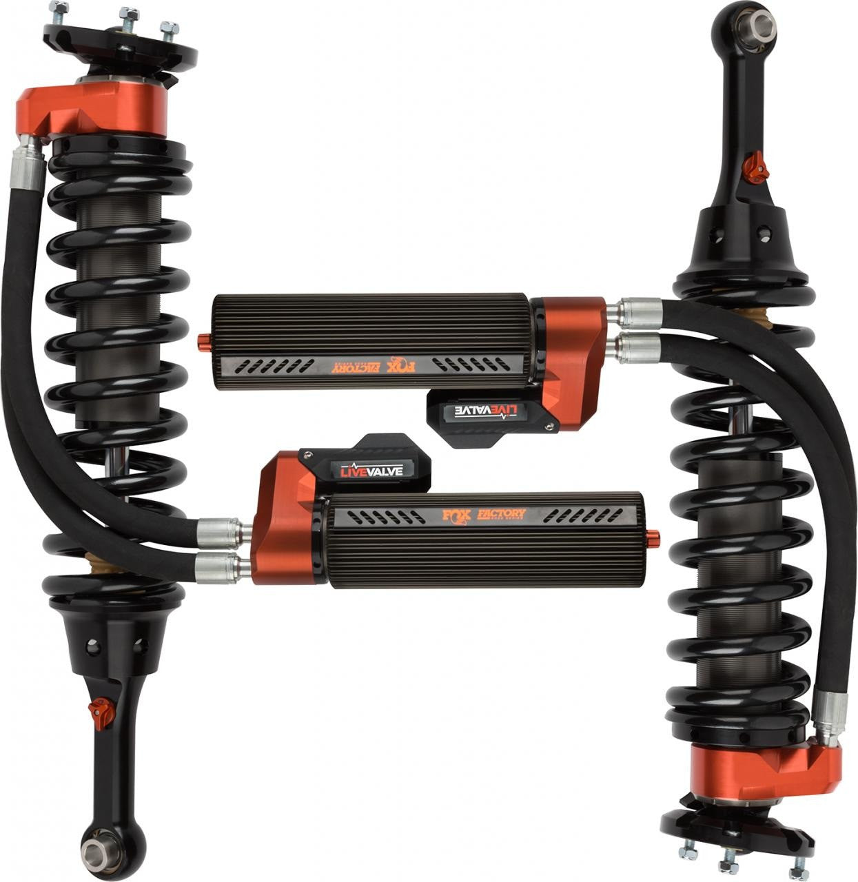 Front Coil-Over Pair Live Valve 3.0, Internal Bypass, 0-2" Stage 6 For Ford F150 Raptor Gen2 / 2019-2020 (Fox)
