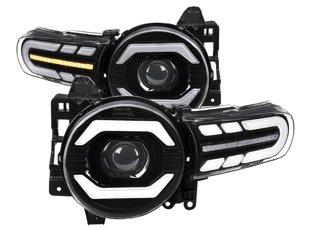 Full LED Headlights Assembly For Toyota FJ Cruiser 2007-2021