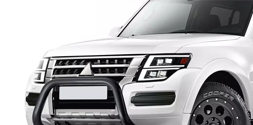 LED Headlights for Mitsubishi Pajero 2007-2022 - Dynamic DRL & Sequential Turn Signal