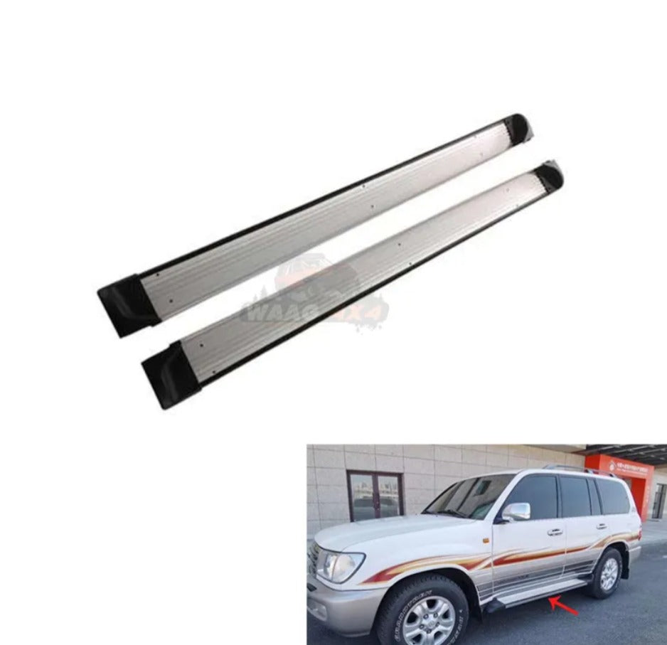 OE-Style Aluminum Side Steps / Rock Sliders for Toyota Land Cruiser LC100 / FJ100 Series