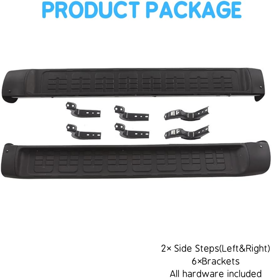 Side Steps / Running Boards / Nerf Bars for Toyota FJ Cruiser (2007-2014)