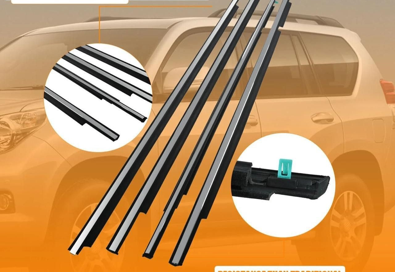 Weatherstrip Window Seal Moulding Trim Seal Belt For Toyota prado 2010-2017