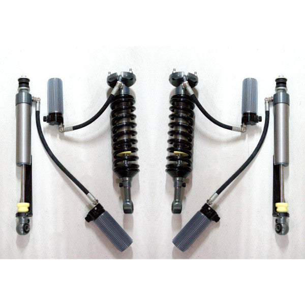 High Performance Shocks 0-2.5", 2.5, Compression & Rebound Adjustable, Stage 4 For Toyota Land Cruiser LC200/2008-2021 (AOR)