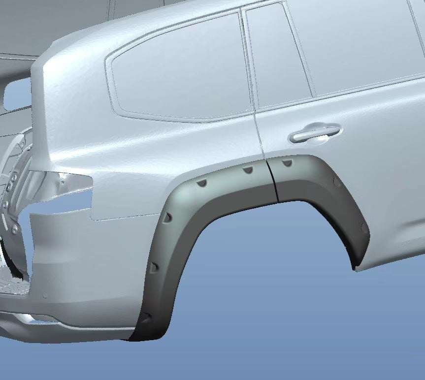 Fender Flares For Toyota Land Cruiser LC300 (Kut Snake)