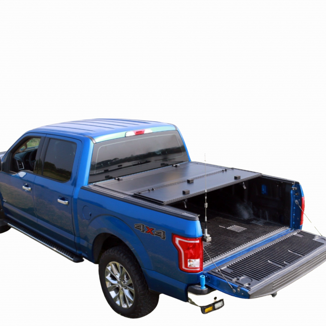 Premium Pro Low Profile Hard Fold Tonneau Cover 5.5 Feet Bed For Ford F150 2015-2024 (AOR)