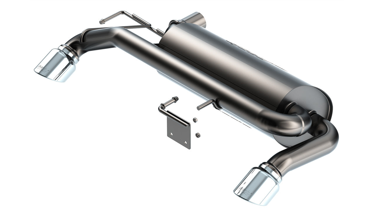 Back Exhaust Black S-Type Axle For Ford Bronco 2021 - 2024 (Borla)