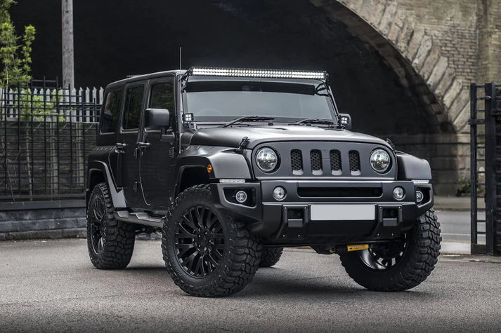 Light Bar includes 50" inch For Jeep JK & JL & Gladiator 2007 To 2024