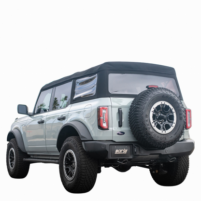 Back Exhaust Black S-Type Axle For Ford Bronco 2021 - 2024 (Borla)