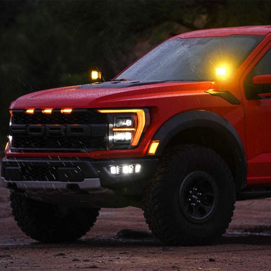 A-Pillar Light Mount Brackets For Ford F150 & F150 Raptor 2021-2025 (Rigid Industries)