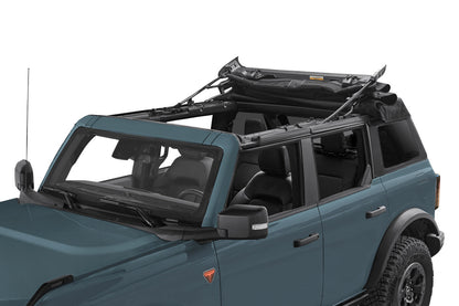 Trektop Slantback, Soft Top, Black Twill Premium  For Ford Bronco 4 Doors 2021 - 2025 (Bestop)