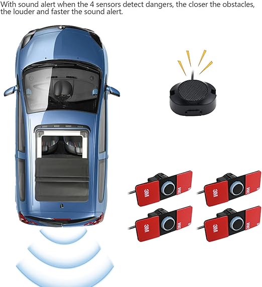Parking Sensors Car Parking Sensors 4 Sensors Kit Reversing Sensors