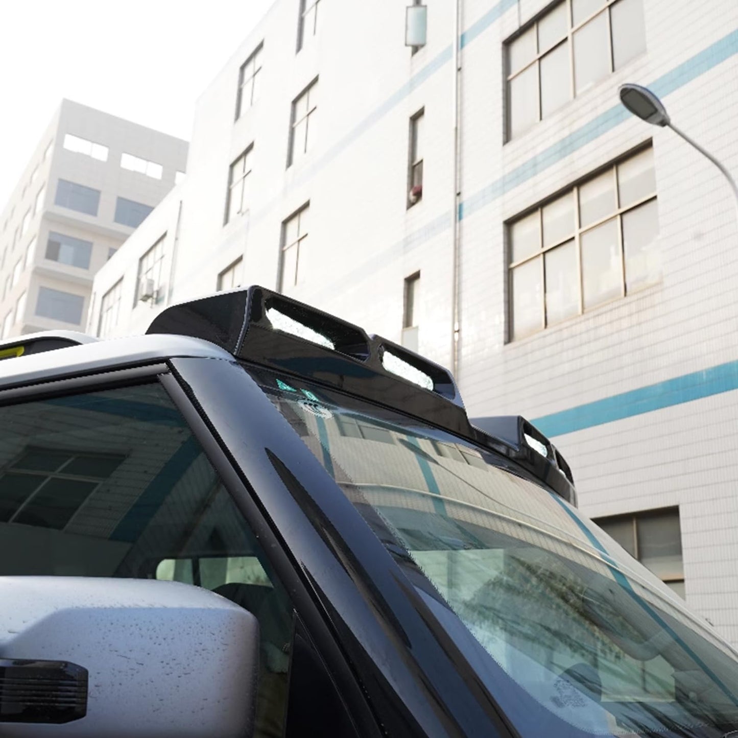 roof Top Light Lamp Bar with LED DRL Super Bright 4 Lens Pod Lights Fits for Jetour Traveller 2 T2 2024 2025