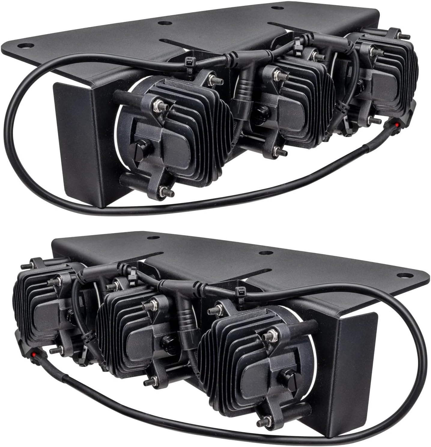Triple LED Fog Light Kit for Steel Bumper, Yellow For Ford Bronco 2021 - 2025 (Oracle)