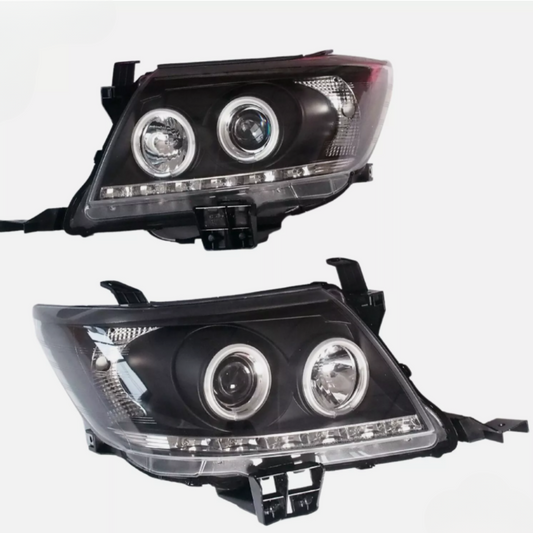 Led Headlight Compatible for Toyota Hilux Vigo 2012-2014 Front Bumper Headlamp Brake Light Daytime Running Lamps