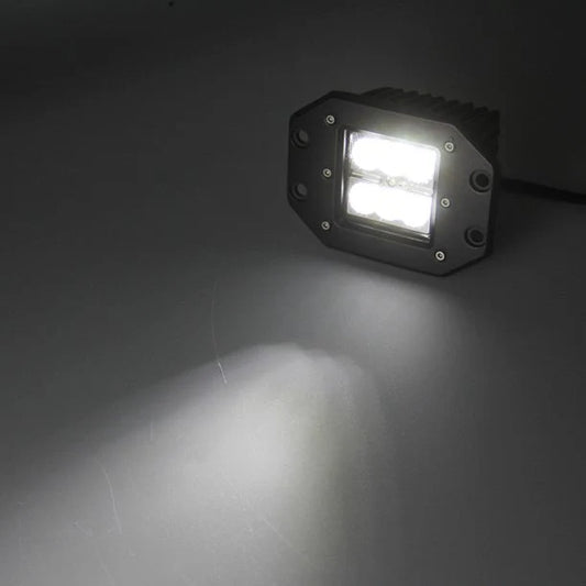 2PCS 5inch 24W Flush Mount Backup Reverse Bumper LED Light