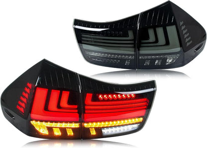 Tail Lights Assembly For Lexus 2003-2008 Red Rear Lamps With DRL Animation & Sequential Indicator ( smock)