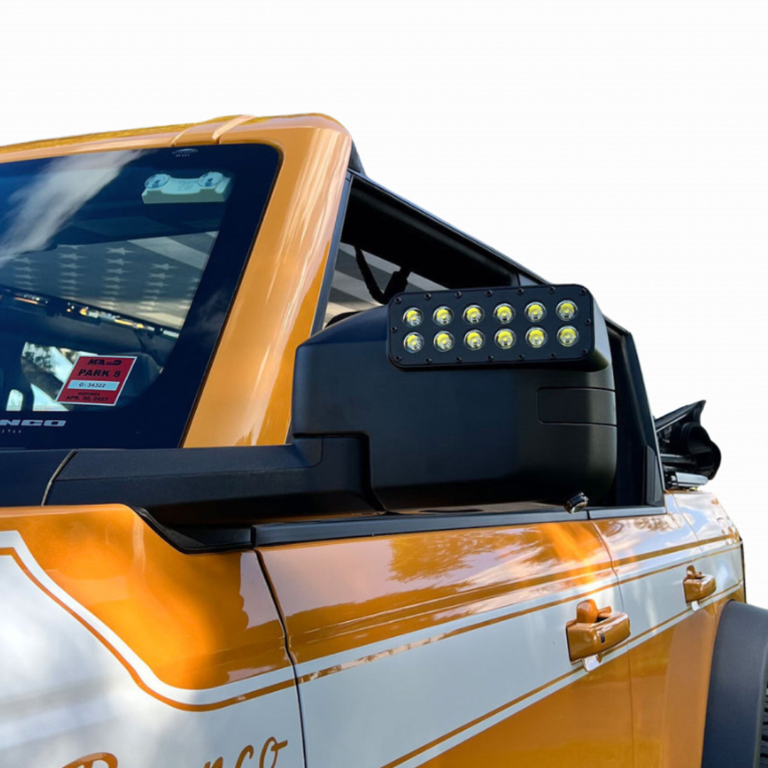 LED Off Road Side Mirror Ditch Lights For Ford Bronco 2021 - 2024 (Oracle)