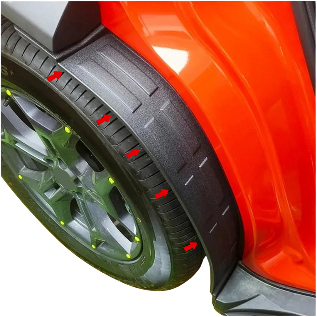 Mud Flaps Fender Compatible for Chery Jetour T2 Traveller 2023-2024 Inner