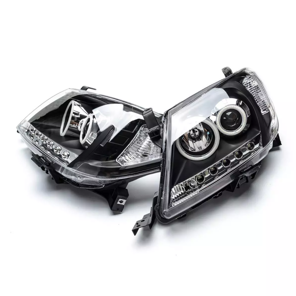 Headlights Lamp Projector LED Fit Toyota Hilux SR5 Vigo 2005-2011 