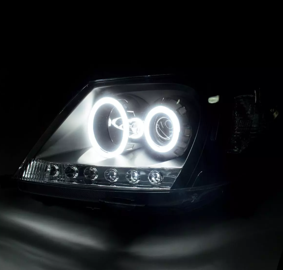 Headlights Lamp Projector LED Fit Toyota Hilux SR5 Vigo 2005-2011 