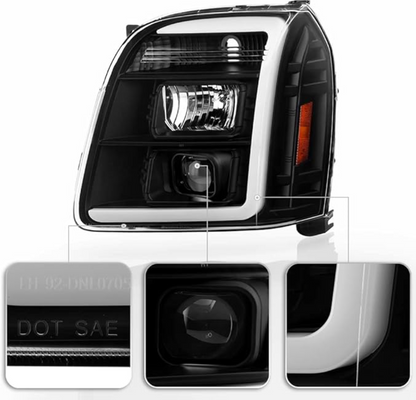 Headlights Set For 2007-2014 GMC Yukon/Yukon XL