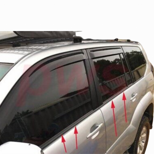 Weatherstrip Window Car Window Moulding Trim Replacement for Prado  2003 to 2009