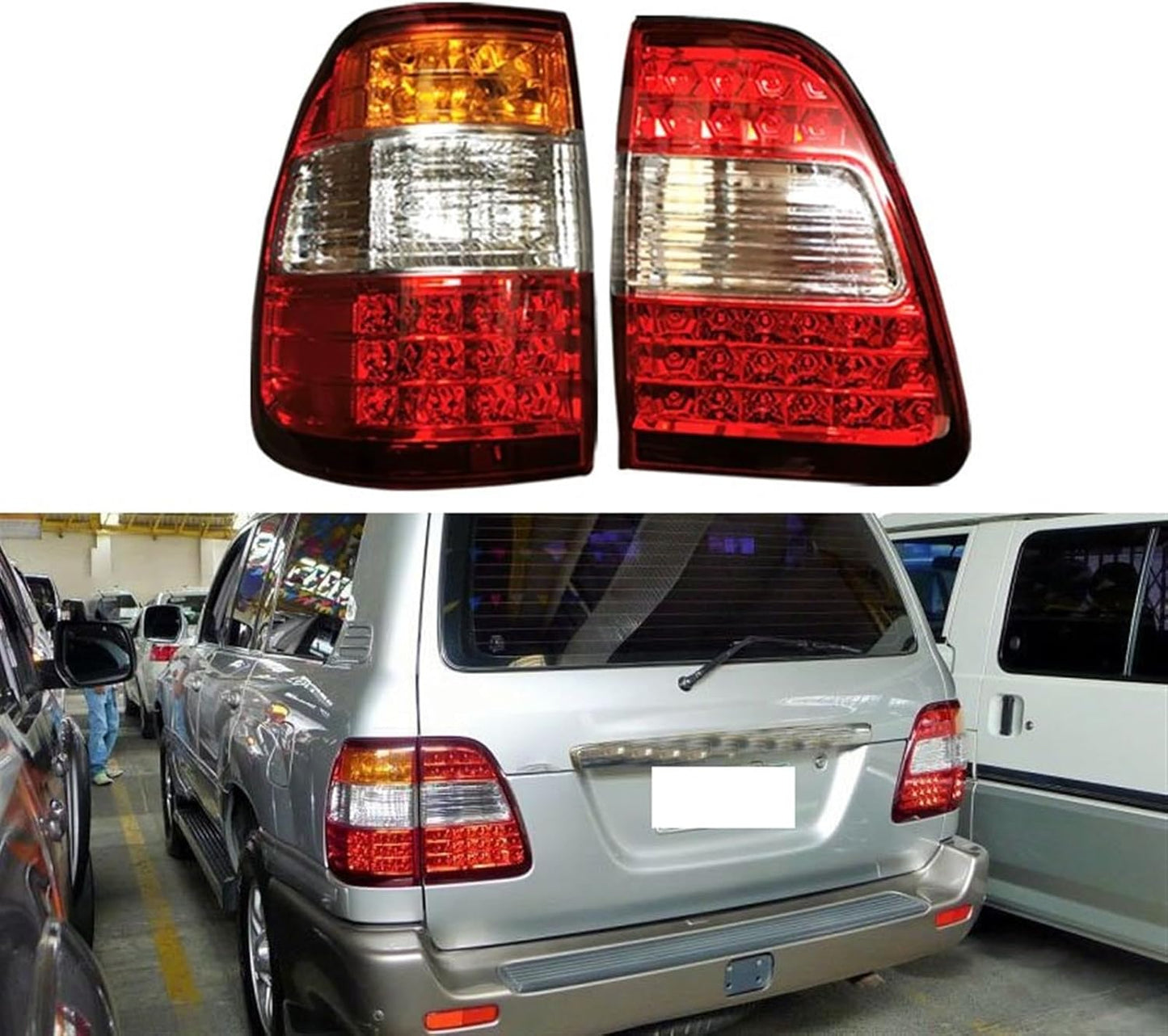 Tail Lamp Light LED Fit for Toyota Land Cruiser 1998-2005