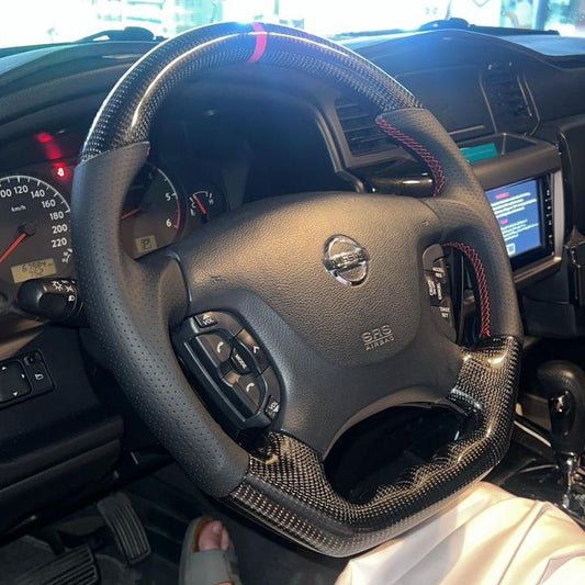 Carbon Fiber Steering Wheel for Nissan Patrol Y61 VTC GU (2005 - 2009)