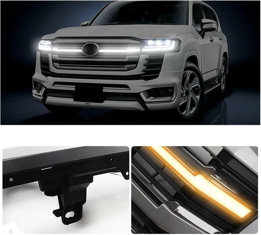 LED Dynamic Front Grille Lamp for Toyota Land Cruiser 300 (LC300) 2022-2024 – Stylish & Functional Upgrade