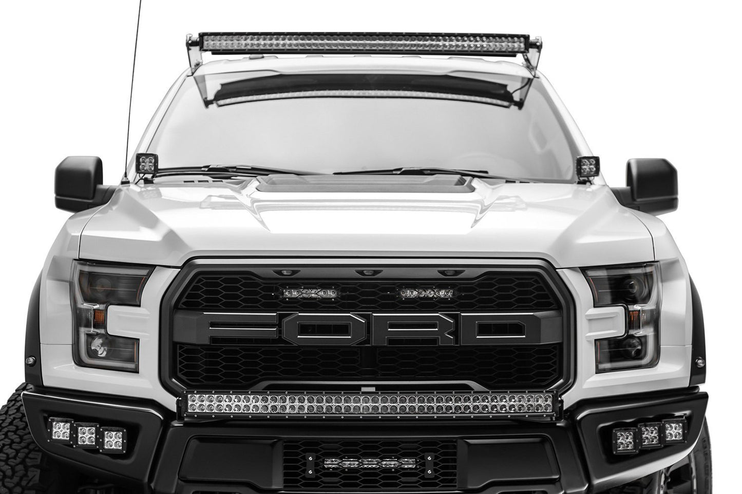 Windshield A-Pillar Light Brackets For Ford F150 & F150 Raptor 2015-2024 (AOR)