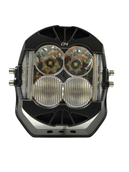 2 Pcs 5 Inch White LED Light with DRL