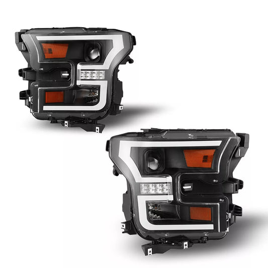 Headlights Assembly for Ford F-150 2015 2016 2017 with LED