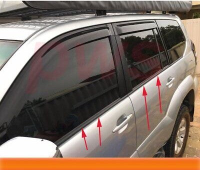 Weatherstrip Window Car Window Moulding Trim Replacement for Prado  2003 to 2009